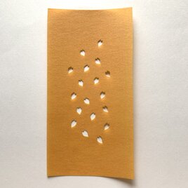 ステンシル型紙（花びら・Ｅ）