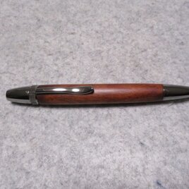 紅木　キヌカオイル仕上げ　回転式ロングパトリオットボールペン