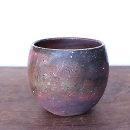 備前焼 フリーカップ(中)・サンギリ特選　f1-094