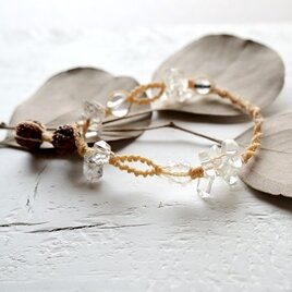 日本の麻&ｸｫｰﾂ・ﾌﾞﾗｯｸﾙﾁﾙ・ﾊｰｷﾏｰﾀﾞｲﾔﾓﾝﾄﾞのﾌﾞﾚｽﾚｯﾄ