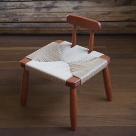 ペーパーコードのこどもいす　子供イス　キッズチェア