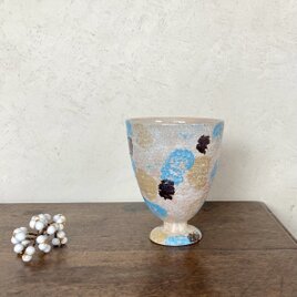 萩焼　スポンジ化粧カップ