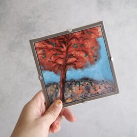 ARABIA / Helja ヘルヤ/ ウォールプレート Hehkuva syksy No.5921