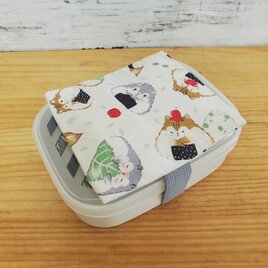 お弁当に！保冷剤ケース付きお弁当箱ゴムバンド ランチベルト 昆虫