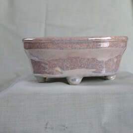 Ti１チタンラスター釉　 植物用小鉢