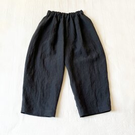リネンキャンバス・ワイド＆テーパードパンツ