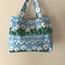 「花柄模様」トートバッグ