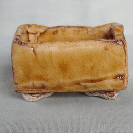 A2飴釉　植物用小鉢