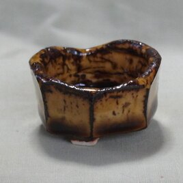 A5飴釉　植物用小鉢