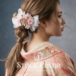 成人式 振袖 髪飾り 桜 リボン 金箔 水引 卒業式 袴 白無垢 和装 和モダン 結婚式 ウェディング
