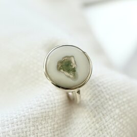 [古代からの可愛いお守りsolar quartz]ring