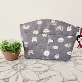 たっぷり入る♡わんこのポーチ