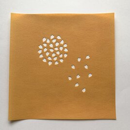 染型紙（花びら・Ｉ）