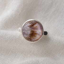 ゲーサイトインアメシスト Goethite in Amethyst  リング