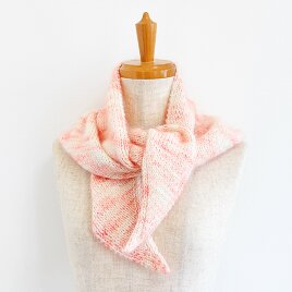 TRIANGLE MUFFLER/CAMPARI MILK(トライアングルマフラー/カンパリミルク)