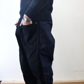 No.201 　2トーンジーンズ　インディゴ×ブラックデニムver.