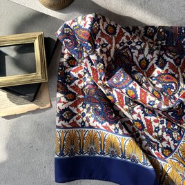 SC22-ヴィンテージスカーフ U.S.A. 1970-80’s Italy Vintage "MARCO CORSARI"