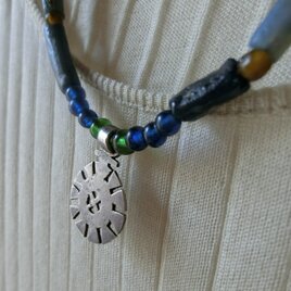 ＊3/15までLast price＊古のネックレス＠アフリカンチャーム＋フラニビーズ＋古いビーズいろいろのコピー