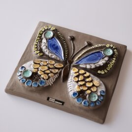 Jie Gantofta ジイ・ガントフタ 蝶の陶板