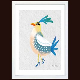 クールでしょ　鳥　　送料無料 　あらゆるお部屋のポスター　イラスト　ポスター　アートポスター　アート/sei検索新着順　4047