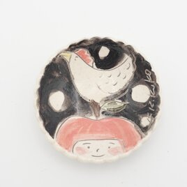 【Hanaemi】りんごちゃんとニワトリさん（１０cm ）