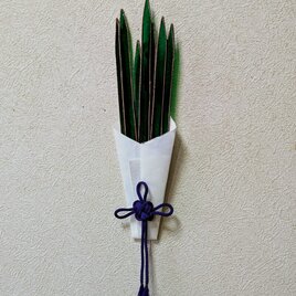 ステンドグラスの菖蒲飾り