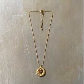 Vintage 70s-80s retro multicolor stone design necklace