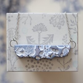 : : : 陶土の草花ネックレス : : : 1443