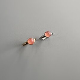 春らしい〜 ペルー産インカローズ イヤーカフ