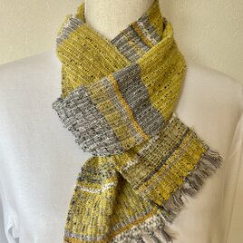 菜の花のミニマフラー