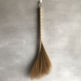 茅のホウキ 70cm 銅 階段 玄関 0310#03