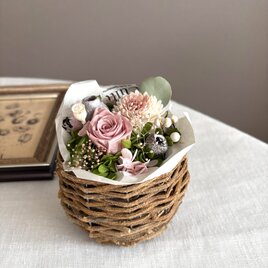 ころんとしたナチュラルアレンジ