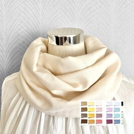 オーガニックWガーゼ◇51色◇ かぶるだけの一重仕立て