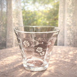 桜・ゆらぎのグラス〜手彫りガラス〜