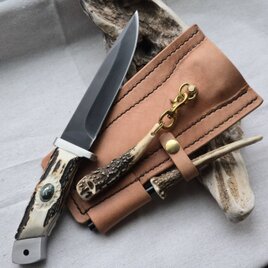 鹿角ナイフ ファイヤースターター 角笛セット