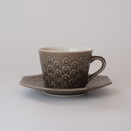 Jens H. Quistgaard Umbra C&S クイストゴー ウンブラ カップ＆ソーサー 八角形 オクタゴナルソーサー