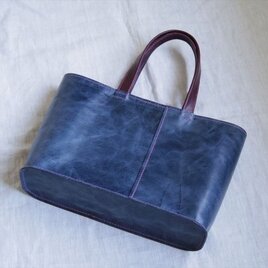 【fukufuku様オーダー品修理代】ラクダ革の横型バケツトートバッグ