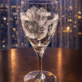 ひなげしのグラス〜手彫りガラス〜
