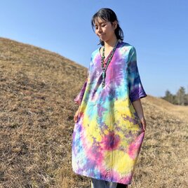 タイダイ ワンピース カラフル Hippies Dye最新作 HD25-57