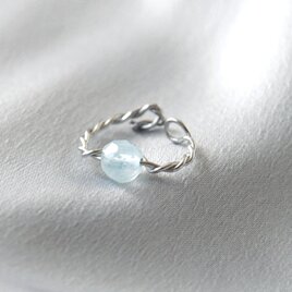 Twist Cuff（アクアマリン）-tumble-