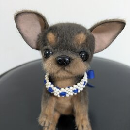 ぬいぐるみ☆チワワ☆子犬☆黒タン