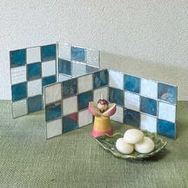 市松模様の屏風