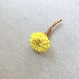 たんぽぽのブローチ レース編み ミリバール