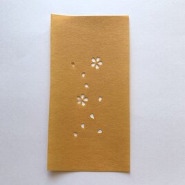 ステンシル型紙（桜・花びら・Ｃ）