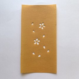 ステンシル型紙（桜・花びら・Ｄ）