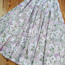 サーキュラーロングスカート（ピンク）