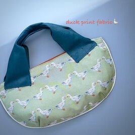 かわいいアヒル柄かばん（no.3)