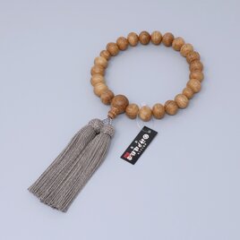 ウィスキーウッド　男性用念珠　ウィスキー樽　略式数珠　片手念珠　JUA154