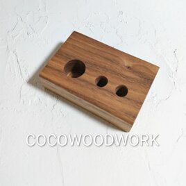 46502はんこ立て(ウォールナット材)