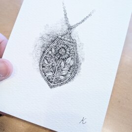 【原画】ペン画「scene13」